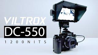 VILTROX DC 550 REVIEW with NIKON ZF | BEST EXTERNAL MONITOR 1200 NITS