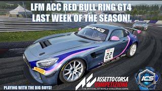 LFM ACC Mercedes AMG GT4 Red Bull Ring Last Week of the Season!