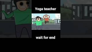 Yoga Teacher ‍️ | Boys pain  only boys understand | animation short video #shorts