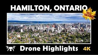  Hamilton Ontario in Autumn –  Drone Highlights in 4K!