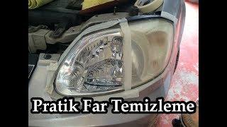 PRATİK FAR TEMİZLEME YÖNTEMİ | SONUÇ MÜKEMMEL