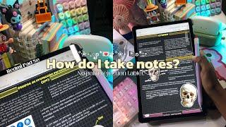 How do I take notes? ‍🫧 No palm rejection Tablet… #touchnotes #redmipadse