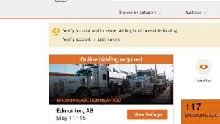 How to Bid Online at a Ritchie Bros Auction | Online Equipment Auction