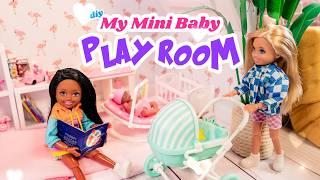 Let’s Make A Miniature Playroom Using My Mini Baby & Mini Brands Accessories