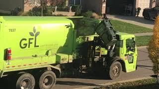 Garbage trucks in action GFL and more.  Watch these hard workers pick up boxes and trash.