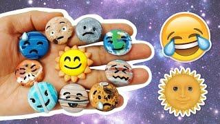 DIY EMOJI PLANETS IN SOLAR SYSTEM! Polymer Clay Tutorial