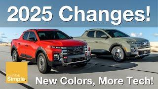 2025 Hyundai Santa Cruz Full Change List | New Interior, Tech, and Colors!