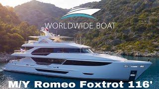 TOUR The LATEST ROMEO FOXTROT 116’, Hargrave’s 2022 Luxury Superyacht