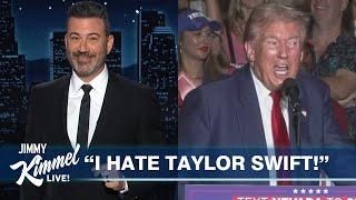 Trump's Taylor Swift Tantrum, UNFAIR Emmys RIGGED Against Jimmy & Guillermo Drinks with Emmy Winners