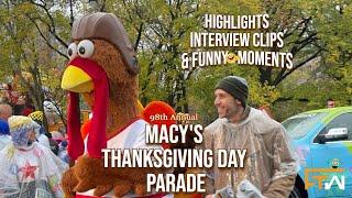 98th Annual Macy's Thanksgiving Day Parade Highlights, Interview Clips & Funny Moments