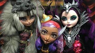 San Diego Comic Con 2016 Ever After High Cedar Wood Review & Cerise Wolf,Raven Queen Doll Comparison