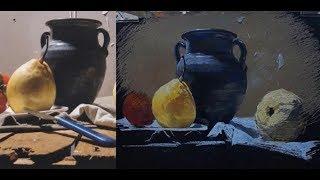 Pastel Painting of Still Life