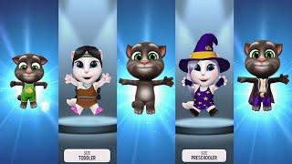 My Talking Tom2 vs My Talking Angela | Angela Tom2 5pets Expert comparison 2024 Ep4216