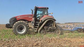 CASE IH 340 MAGNUM RowTrac Tractor Working On Fall Tillage