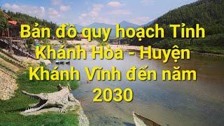 Bản đồ quy hoạch Tỉnh Khánh Hòa - Huyện Khánh Vĩnh đến năm 2030