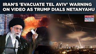 Tel Aviv, Jaffa On High Alert As Iran Sounds Evacuation Warning Amid IDF Blitz| Trump-Netanyahu Call