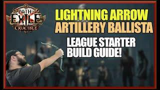 [POE 3.21] Lightning Arrow and Artillery Ballista Raider League Starter! Path Of Exile Crucible!