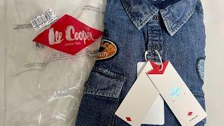 Lee Cooper Originals denim sports shirt unboxing