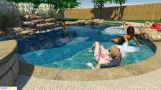 The Swanson Pool - Design by Zach Johnson - Cody Pools