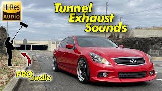 Exhaust Audio through a tunnel | Motordyne + FI RHFC