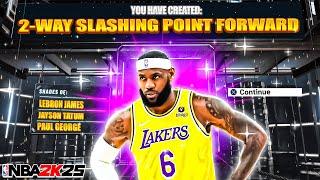 NEW 6’9 “2-WAY SLASHING POINT FORWARD” Is A MONSTER  NBA 2K25 BEST BUILD!