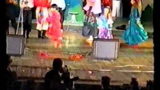 Dancing Gypsy children at a Gypsy fest in Poland