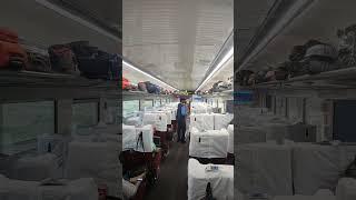 Executive class interior of vande bharat express ️. Indian Railways 