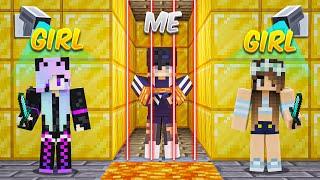 I Got TRAPPED in the GIRLS ONLY Server in Minecraft!