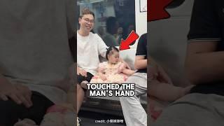 Little Girl’s Curious Antics on the Subway ️ #shorts