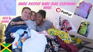 HUGE PATPAT BABY GIRL CLOTHING HAUL | BABY GIRL'S NAME !!