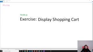 Node.js | Express.js - Exercise: Display Shopping Cart