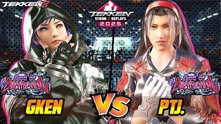 Tekken 8 – PTJ (JUN KAZAMA) vs GKEN (REINA MISHIMA) – T8 (SEASON 2) High Level Gameplay!