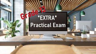 Grade 12 *SPECIAL* Practical Paper | Word | Excel | Access | HTML