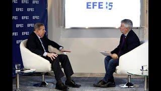 Entrevista de EFE a Edmundo González Urrutia en Madrid