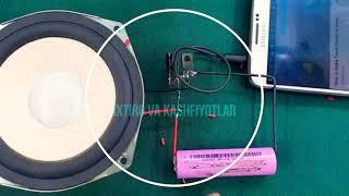 Zaryadnik ichidagi transistor 13003 yordamida usilitel yasaymiz