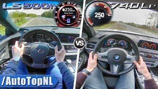 BMW 7 Series 740Le vs Lexus LS500h | 0-250km/h | ACCELERATION TOP SPEED & AUTOBAHN POV by AutoTopNL