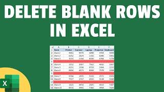 3 Easy Ways to Delete Blank Rows in Excel 