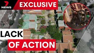 Inside Victoria’s housing crisis, a derelict state-owned block taken over by squatters | 7NEWS