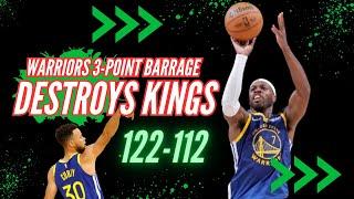 Warriors 3-Point Barrage Destroys Kings! Preseason Dominance