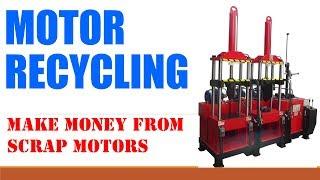 Motor stator cutting machine MW 808II visit www.recycle-mc.com