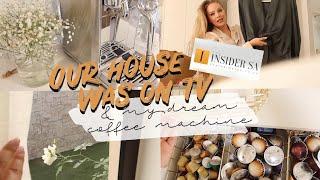 HOME VLOG: Our House was on TV! Bought My Dream Coffee Machine, House Update & Help Me Decorate