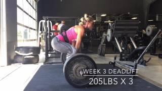 Tawna Eubanks Weekly Progress on Powerlifting Training