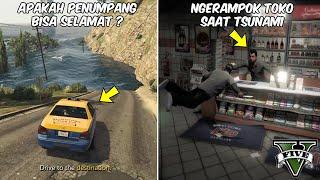 GTA 5 : JADI SOPIR TAKSI SAAT TSUNAMI, BUSTED WASTED, BELI BAJU, BALAPAN, DLL | PERTANYAAN - PART 16