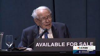 Warren Buffett addresses question on $130 billion cash hoard and potential distributions