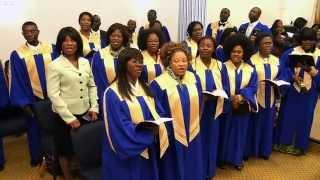 North Bronx Ghana SDA Church Choir  Singing NG15 "Kan na meye nifrani" 4/4/2015