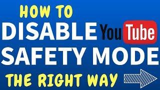 How To Disable Safety Mode On YouTube 