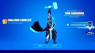 How to unlock God of Thunder Emote - Emote as Thor at Mountain Top Ruins - Thor Awakening Challenge