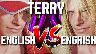 SF6: English Vs Engrish - Terry Voice Acting Comparison