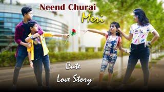 Neend Churai Meri | Funny Love Story | Hindi Song | Cute Romantic Love Story | Love &story