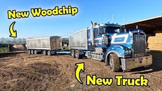 Woodchip Delivery...Calving Is Just Around The Corner!